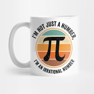 Pi Day Retro Mathematics Pi Symbol Math Number Mug